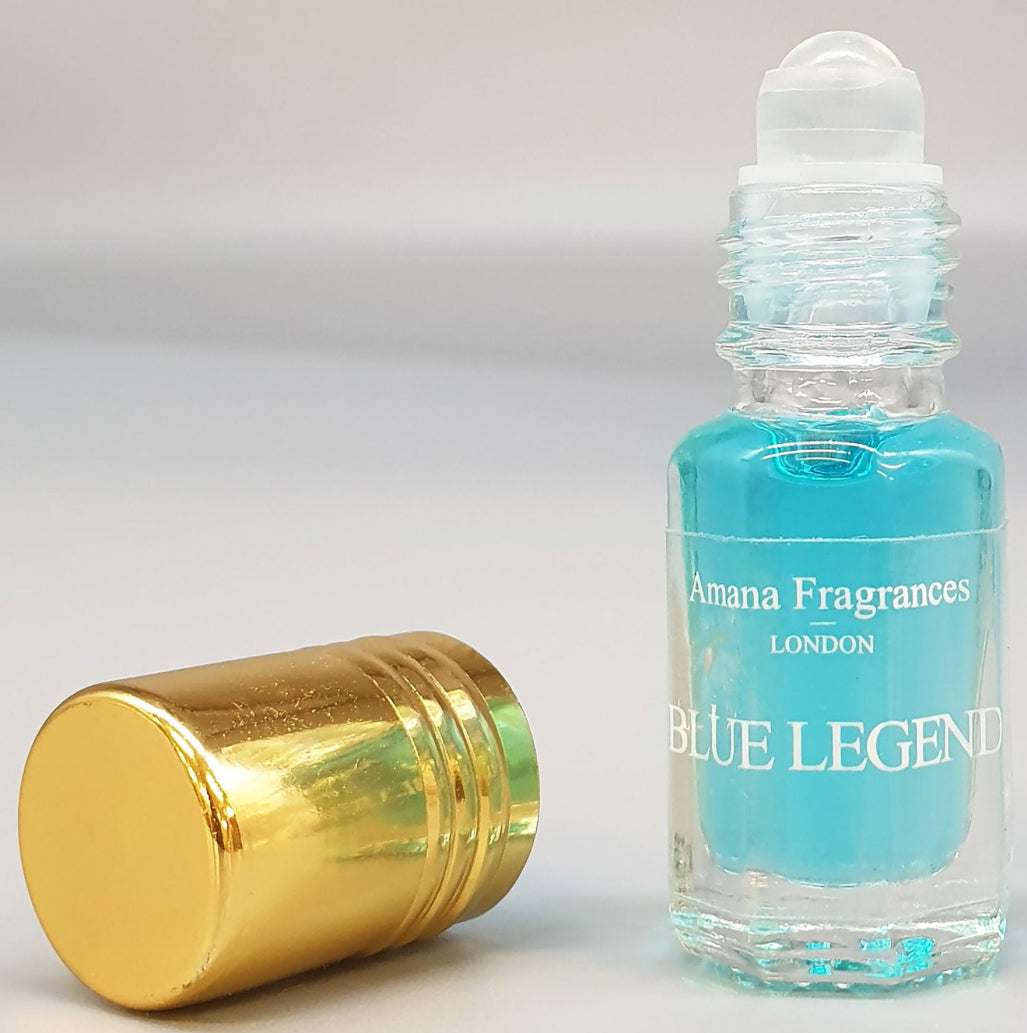 BLUE LEGEND OIL-BASED PERFUME - ALCOHOL-FREE - 6ML