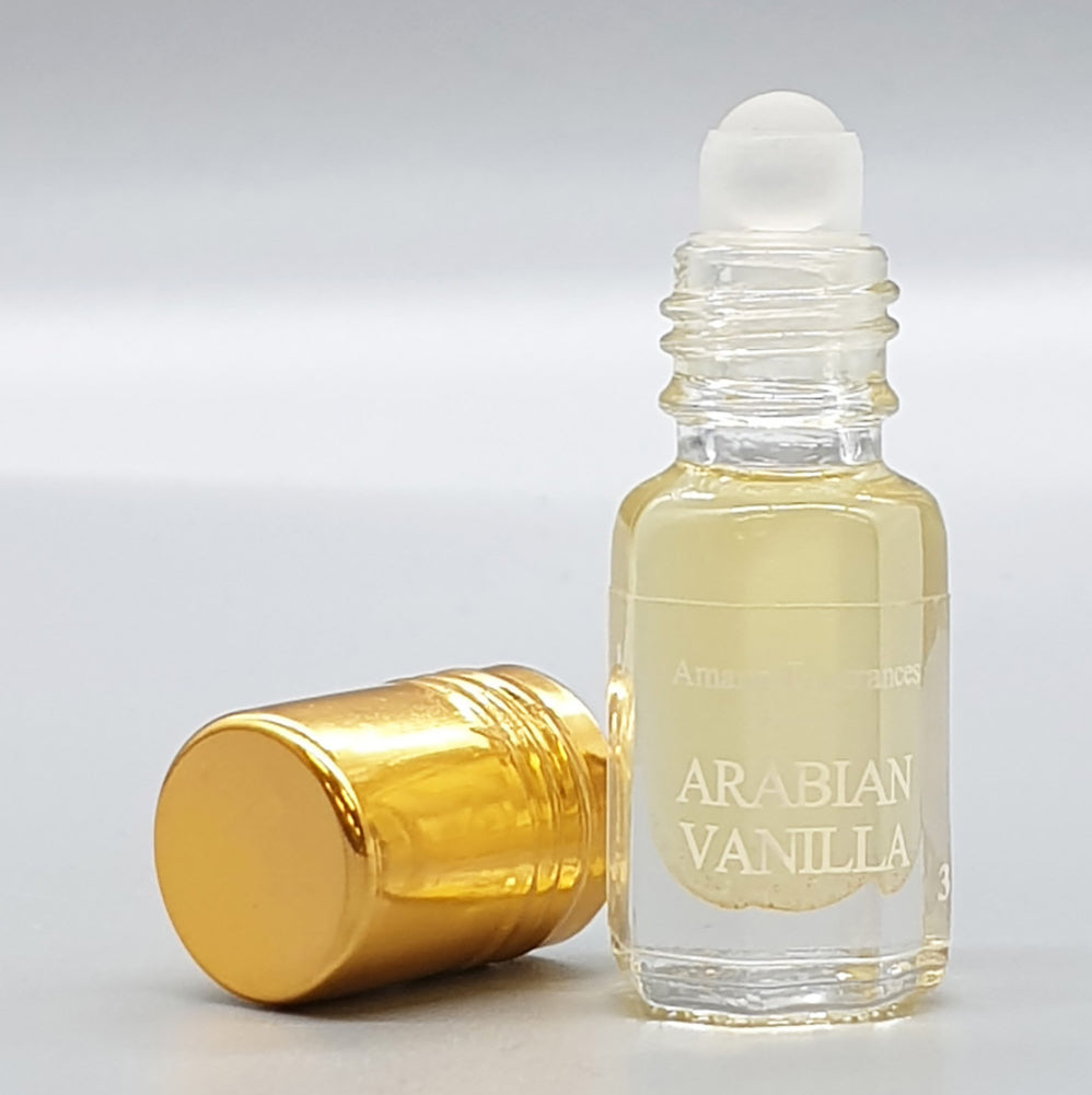 ARABIAN VANILLA PREMIUM OIL PERFUME - ALCOHOL-FREE, 6ML - UNISEX