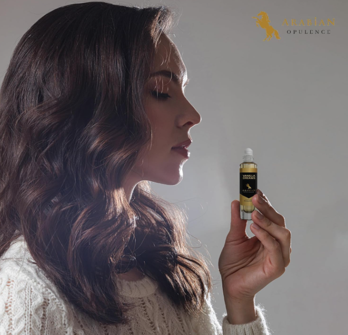 6ml roll-on bottle. Arabian Opulence. Sweet/Vanilla/Powdery/Balsamic/Lactonic